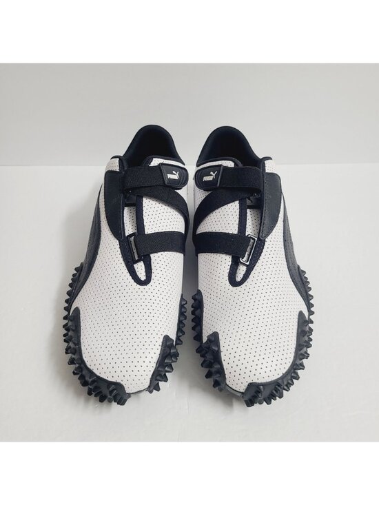 NEW Puma Mostro Perforated Leather Pack Shoes 397331-01 Size 12 White Black main image 6